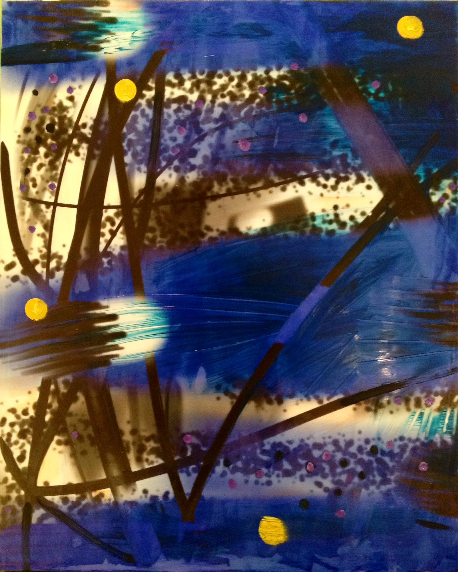 blue night