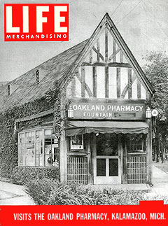 Boogie Records was here in the 70's-90's in what was first a pharmacy built in 1926 on a sharp corner lot on 773. W. Michigan Ave.
