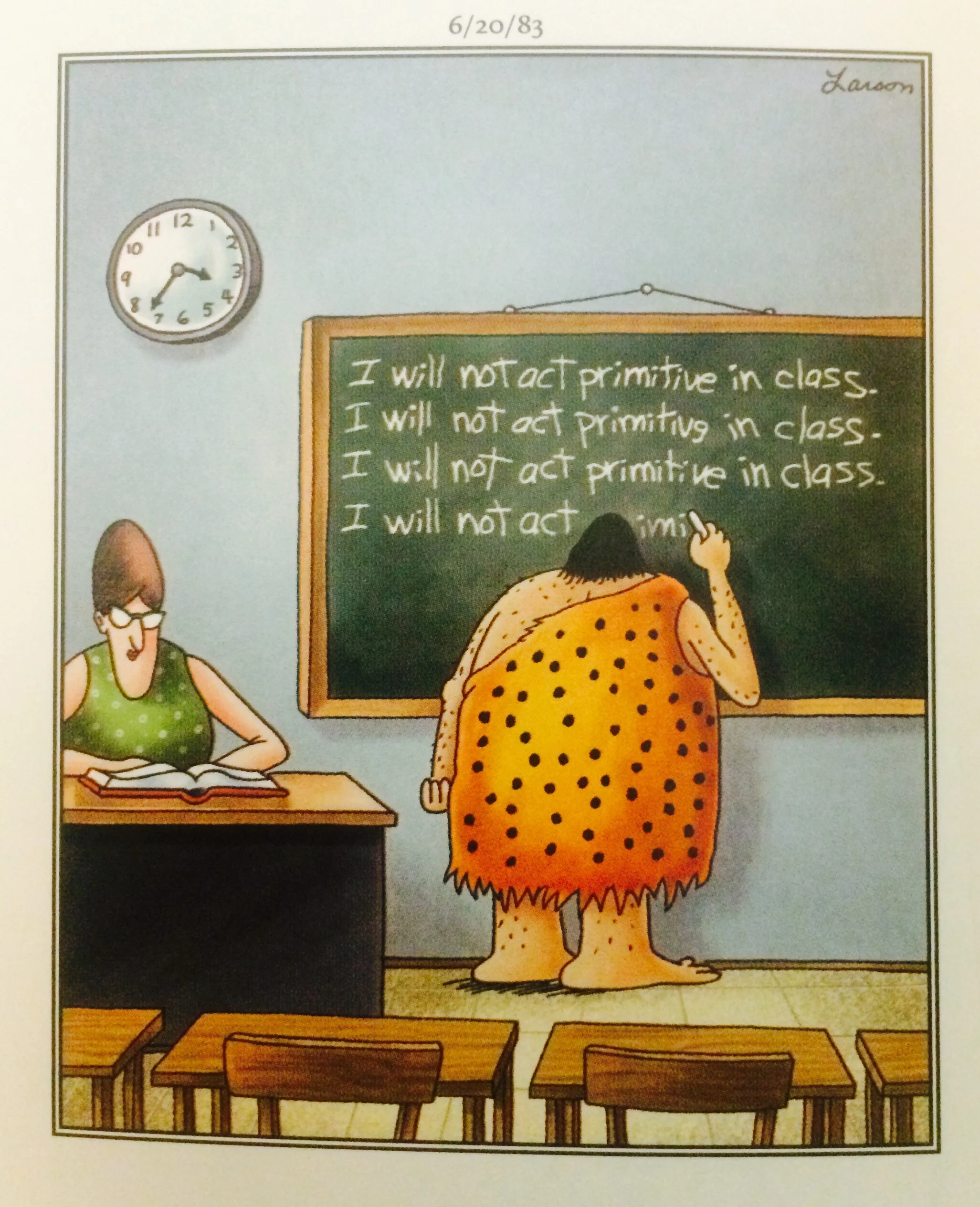 From The Complete Far Side, Volume One, by Gary Larson, p. 310