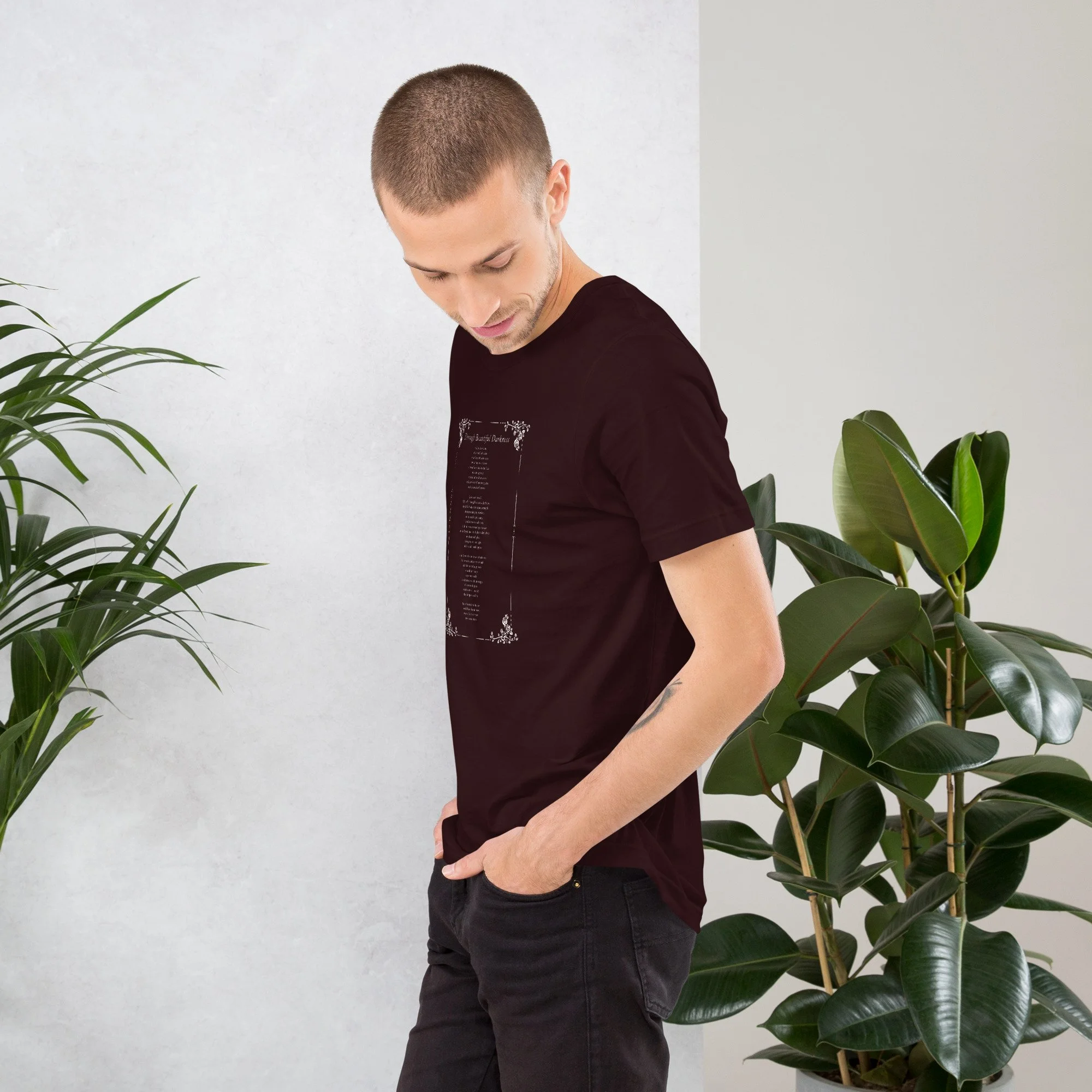 unisex-staple-t-shirt-oxblood-black-left-68251e01e64b1.jpg