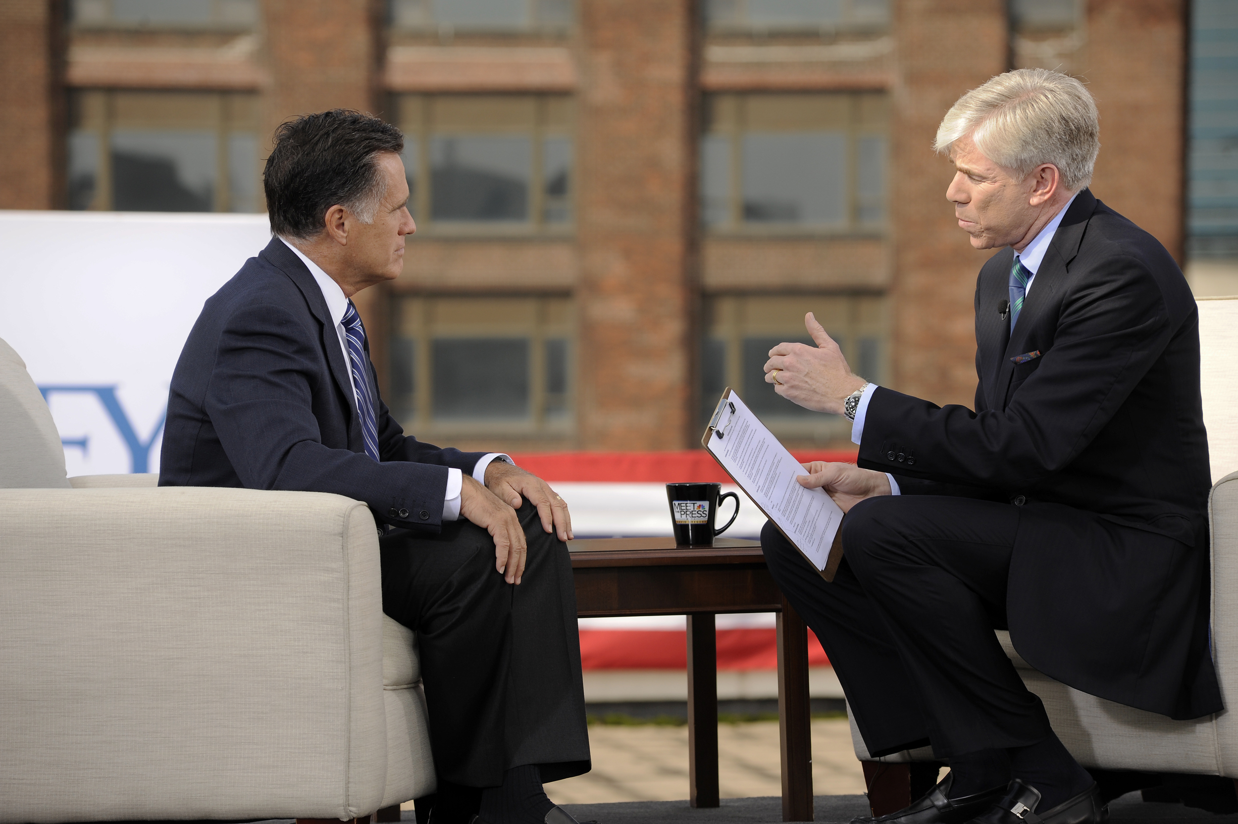 Mitt Romney on NBC Meet the Press with David Gregory