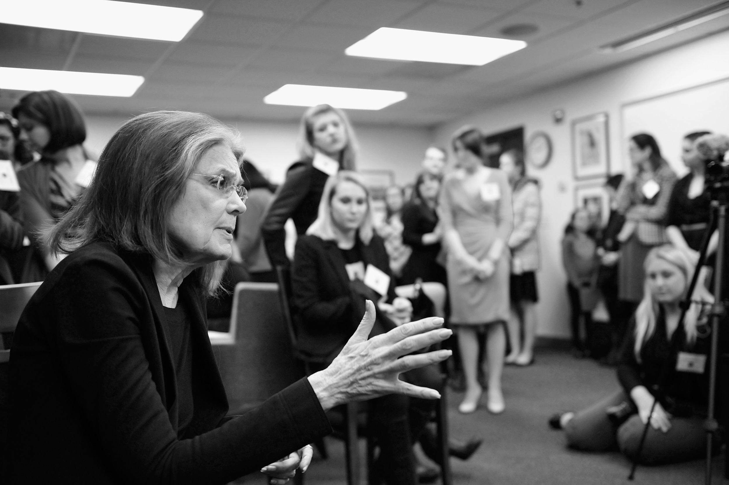 Gloria Steinem at Simmons College