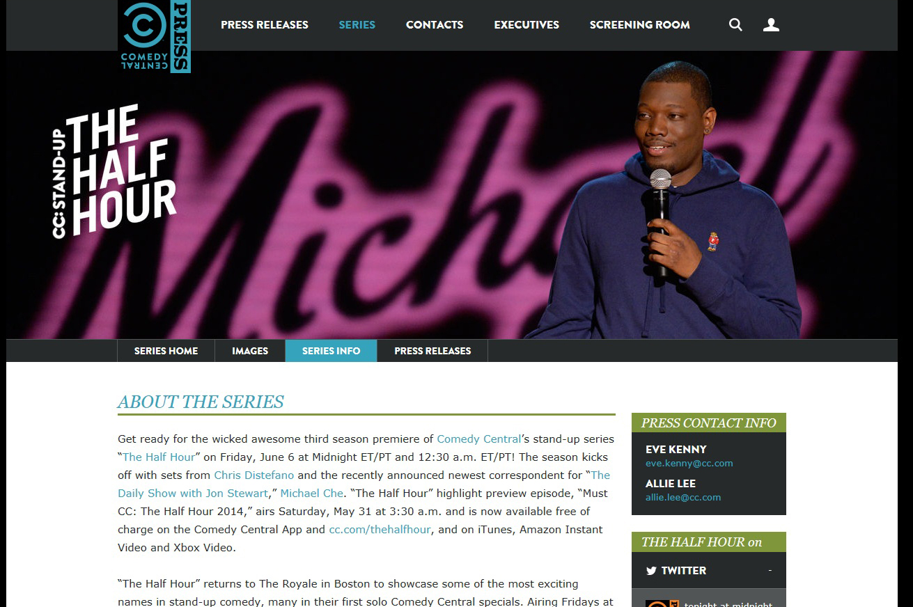 Comedy Central The Half Hour Show Michael Che