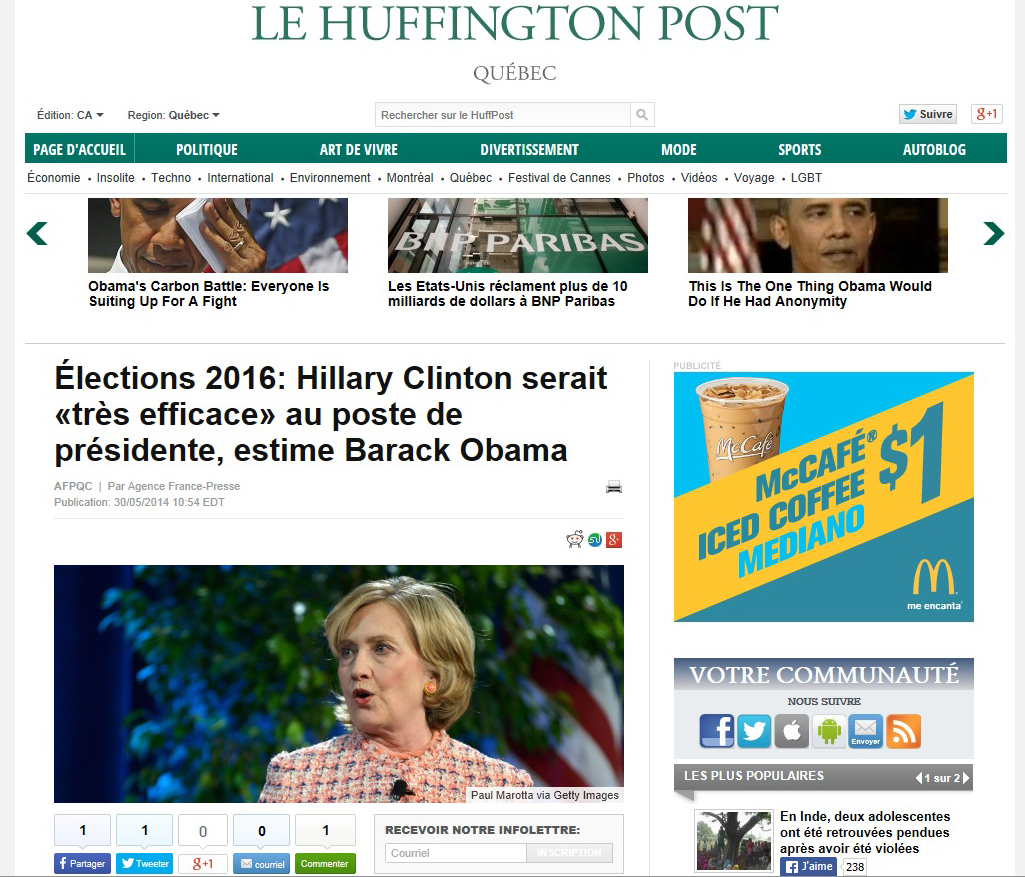 Hillary Clinton Obama Huffpost.jpg
