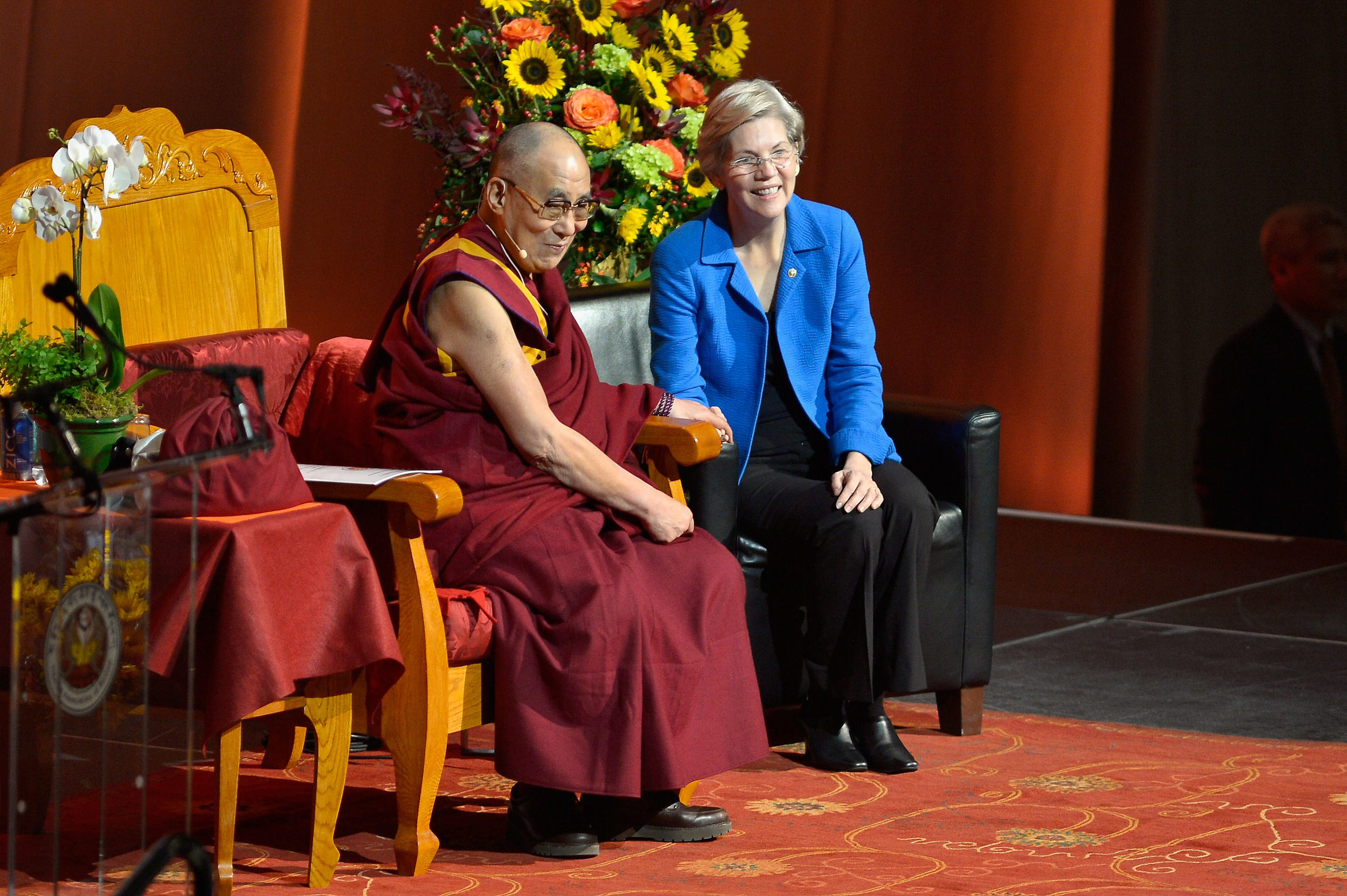 His Holiness The Dalai Lama at TD Garden