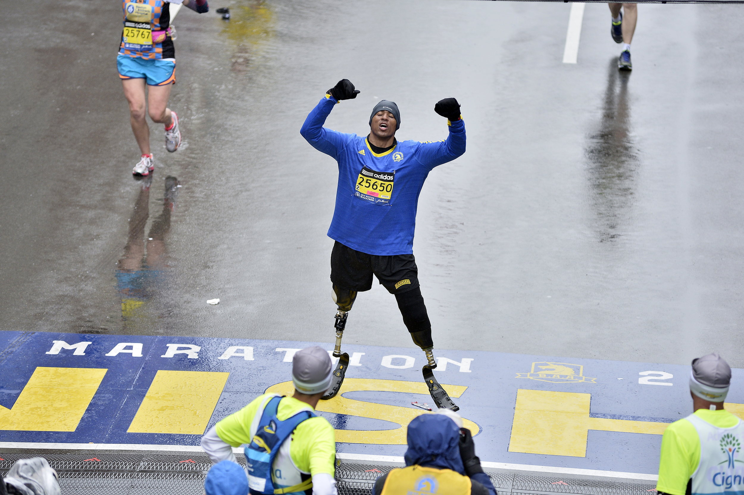 2015 Boston Marathon Finish Line