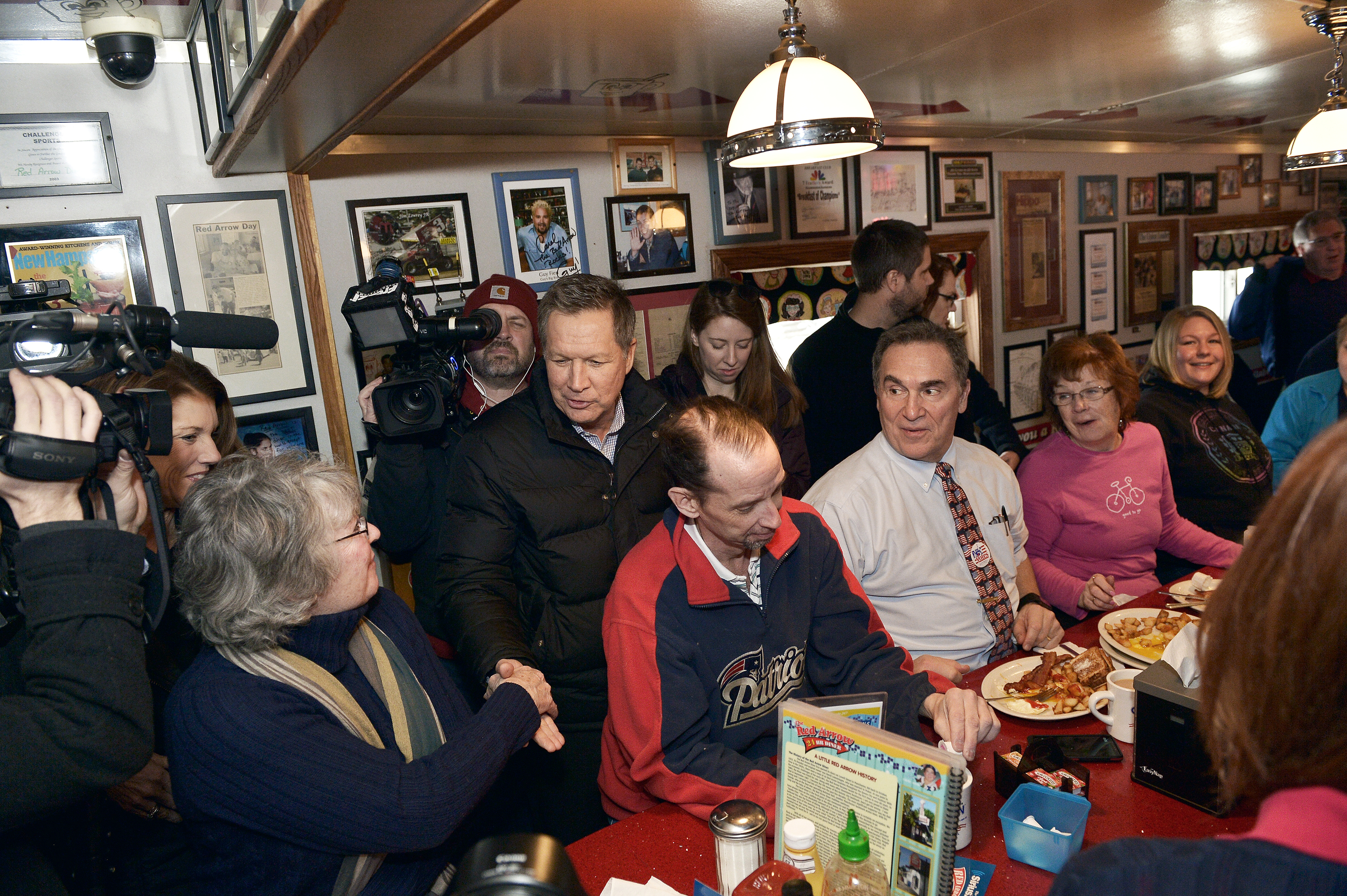 John Kasich at Red Arrow Diner