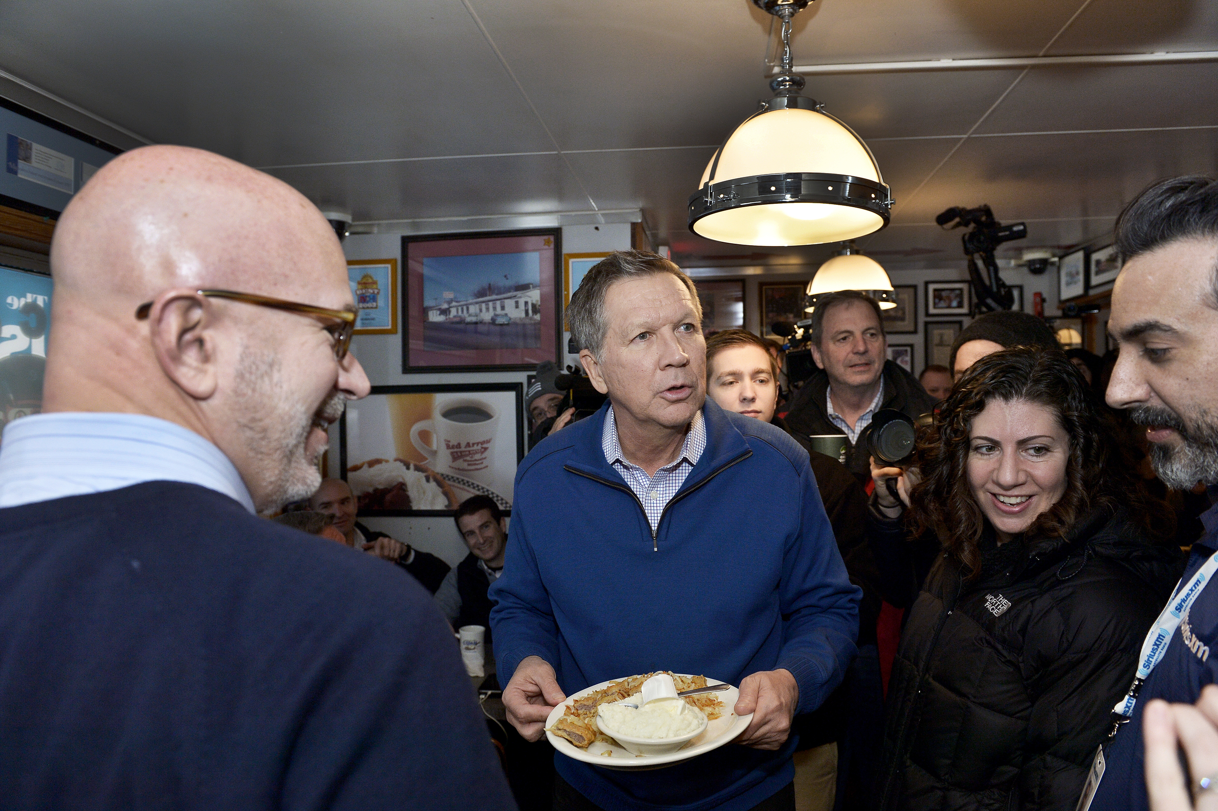 John Kasich at Red Arrow Diner