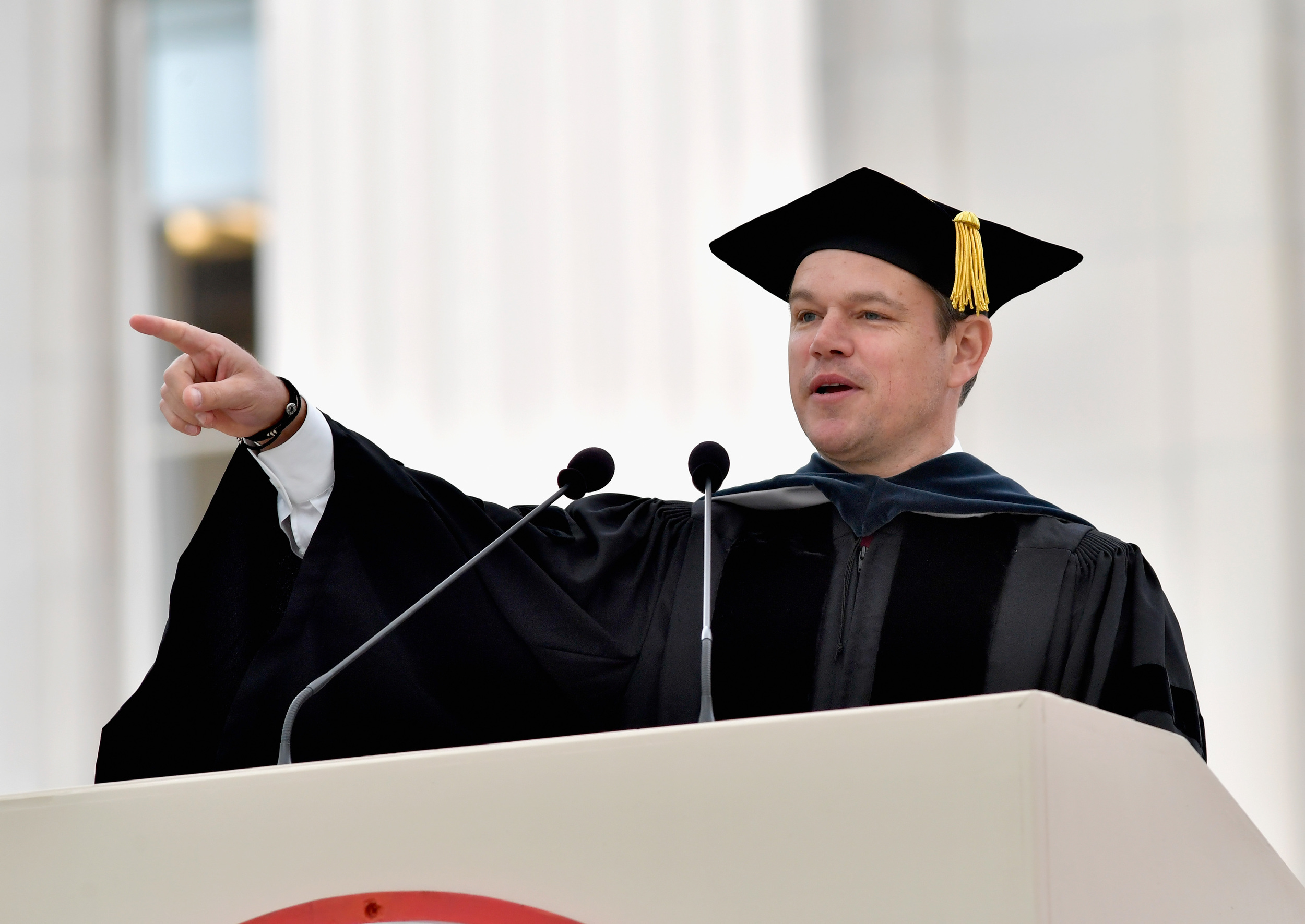 Matt Damon at MIT