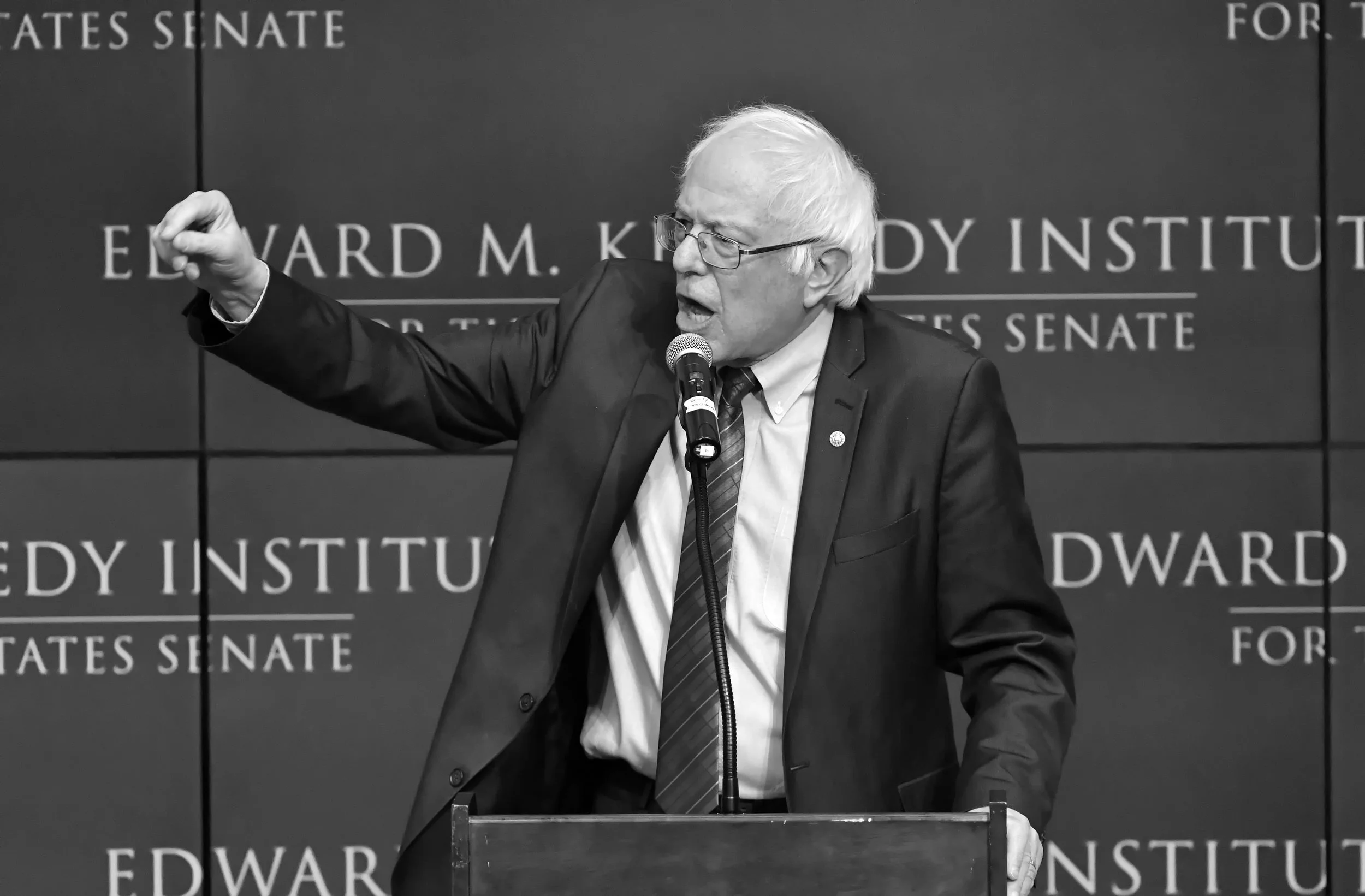 Bernie Sanders at Edward M. Kennedy Institute