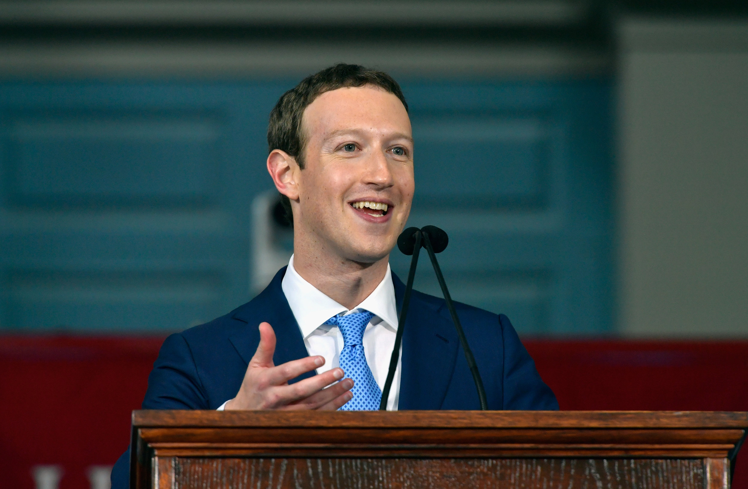 Mark  Zuckerberg at Harvard Commencement