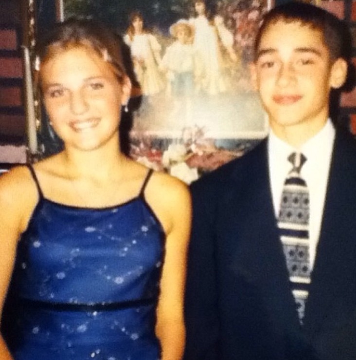 Our first date.