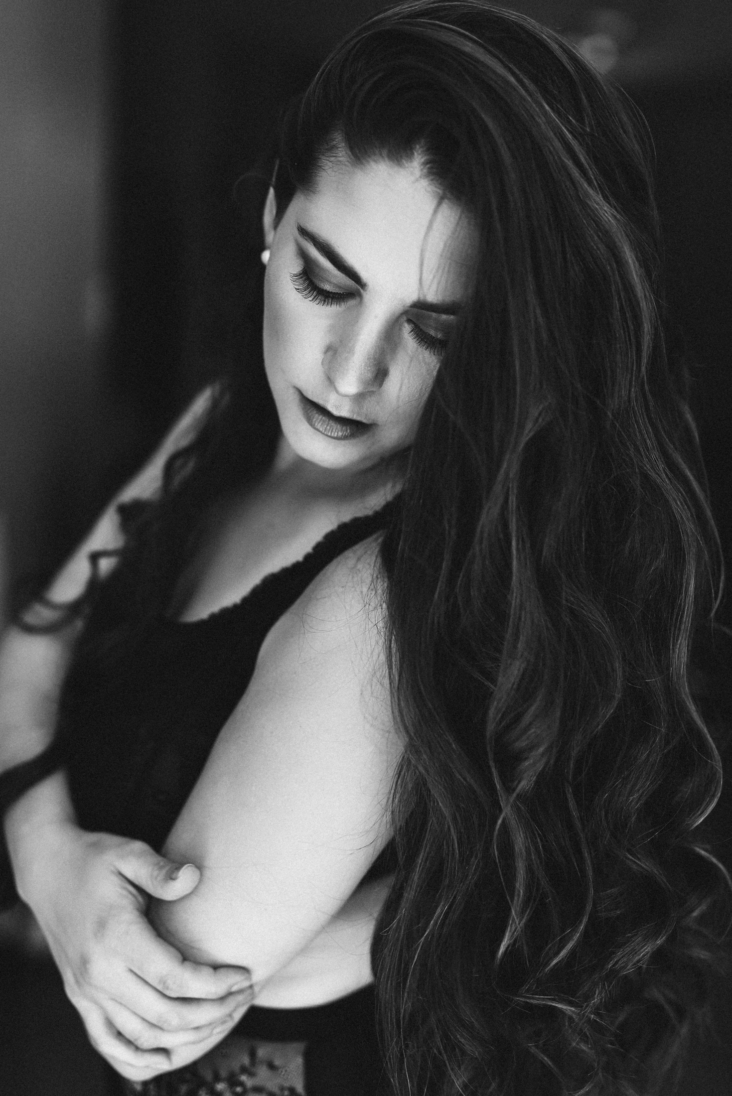 MISS "C" SAID... "GIRL you are a genius!!!! I truly don't know where to start. From the first email exchange to the photo reveal it has been the most amazing experience and has forever changed me. As an angel mommy to 2 boys I have not felt like a woman I have felt like a complete failure in every way as a woman. I have never seen myself as sexy ever and have had some horrible relationships that have torn me down in so many ways. For the last 12 years I have been Mom and have put myself on that back burner. With my youngest 5 years old this was my way to help heal myself and start being ME in a way I've never been. As a soon to be 33 year old and mom of 7 I decided I had to just jump in and go for it. I have never felt so comfortable around someone else in my entire life not even my husband. The process was so easy the day of. My nerves that were all over the place when I arrived were easing away by the time my hair and make up were done. I left the shoot on cloud nine feeling a confidence I had never felt before. To me at that moment the experience was worth it no matter what the pictures turned out looking like. The photo reveal left me speech less and just in pure awe that I was looking at myself in these stunning photos. I called my husband on the way home with this amazing empowering feeling like I hope my daughters always feel about themselves! I told him how shocked I was and how I think he will be pleasantly surprised at the photos. He laughed a little and said nope I won't be surprised I have eyes and see that in you all the time. I know they are going to be amazing and beautiful. My self doubting ways are going away and I am finally confident in who I am and focusing on the positives. I am happier, spunkier and for the first time feel like I am good enough. My album arrived today I am again left in awe of this amazing experience! I am already looking forward to doing this again it is truly addicting!!!! You are a true professional who feels like someone you have always known. Without you it would not have been the same experience. Thank you for lifting my spirits and finally showing me what my husband sees."