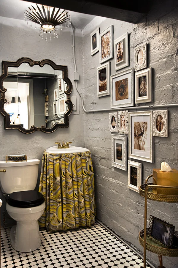 Gallery walls work great in small spaces