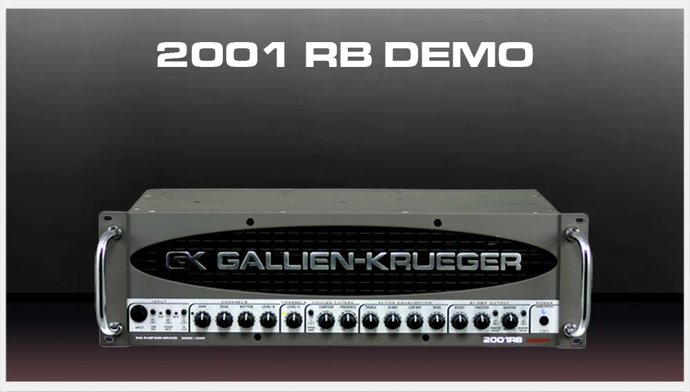 2001 RB Specs — Gallien-Krueger