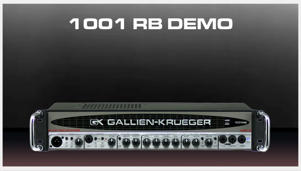 1001 RB Specs — Gallien-Krueger