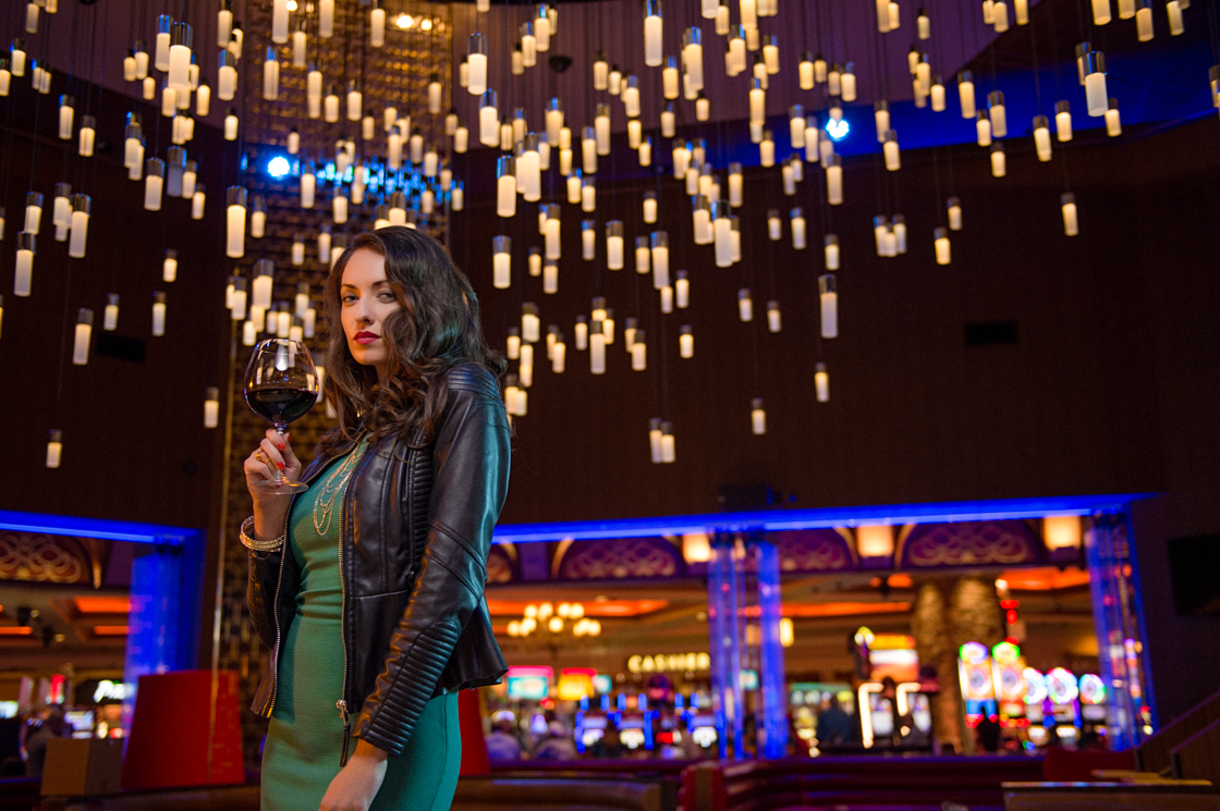 Model Christine Alward for Illusions Ultra Lounge located inside Thunder Valley Casino