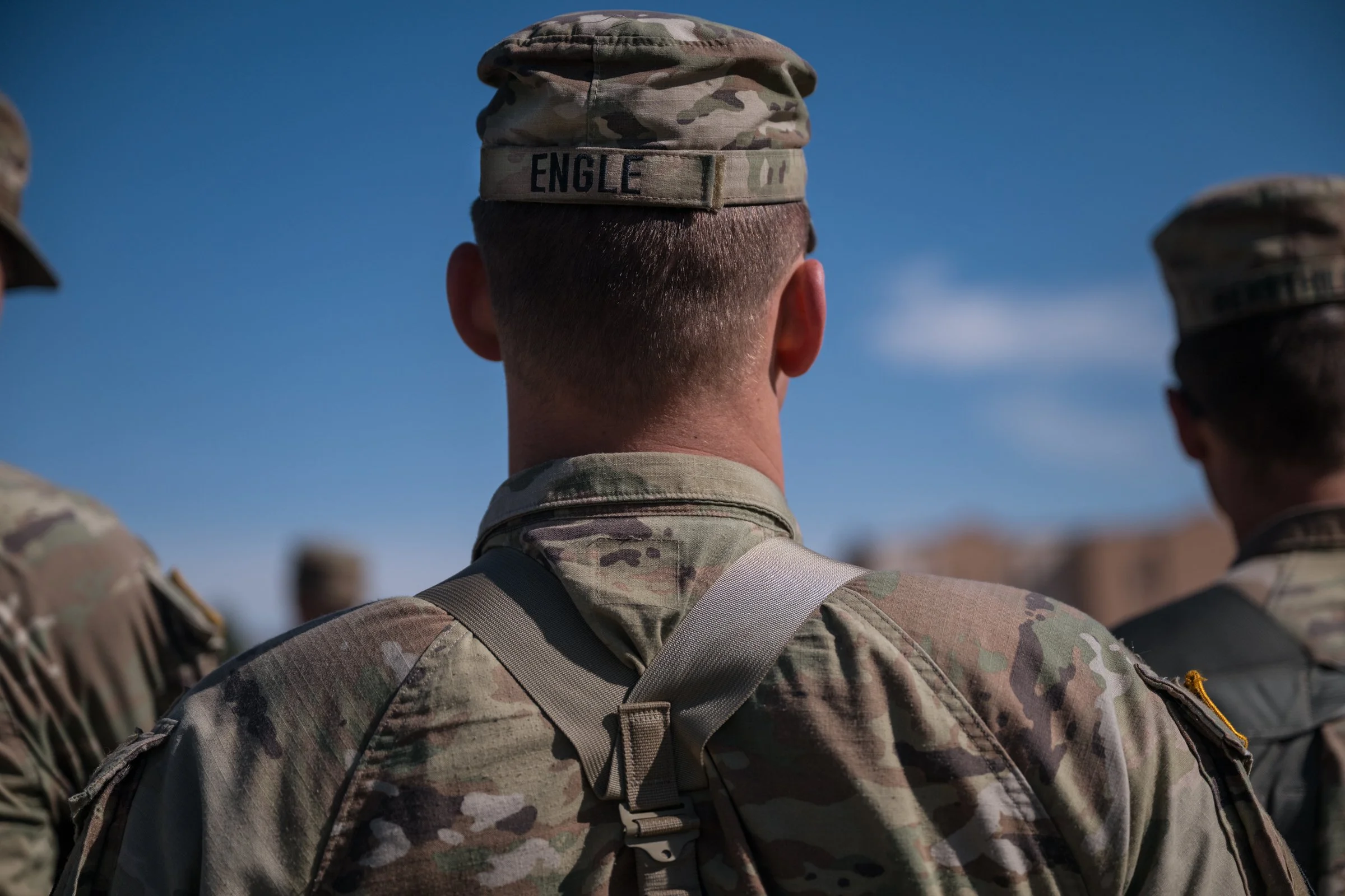 Wyoming Army ROTC cadets at Camp Guernsey field training exercise April 2025