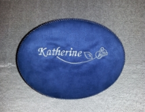 Custom Embroidered Keepsake Box w/ Rose