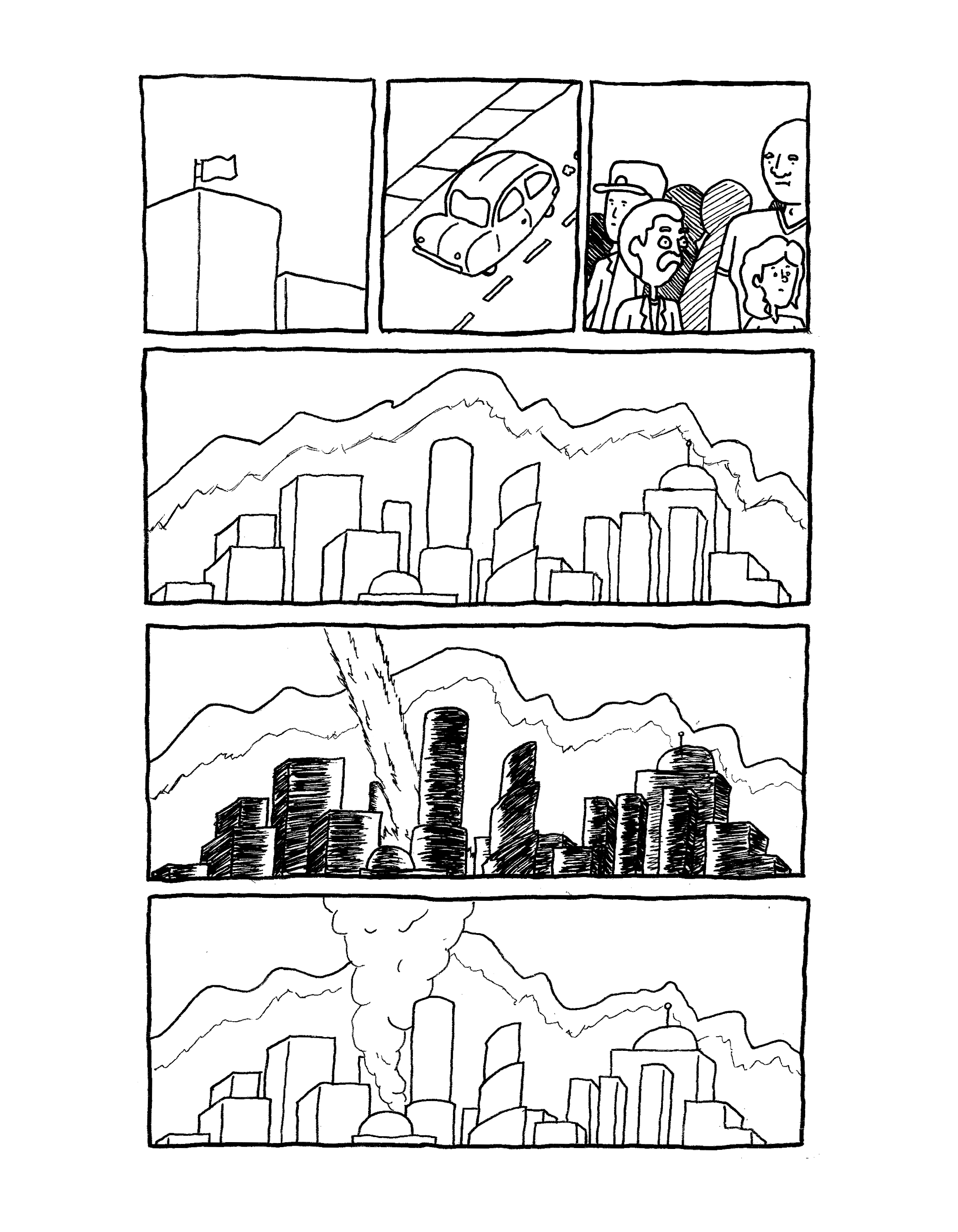 The Adventures of Gosh, Page One
