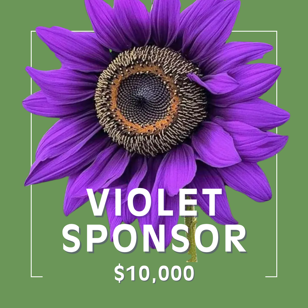 VIOLET SPONSOR – $10,000