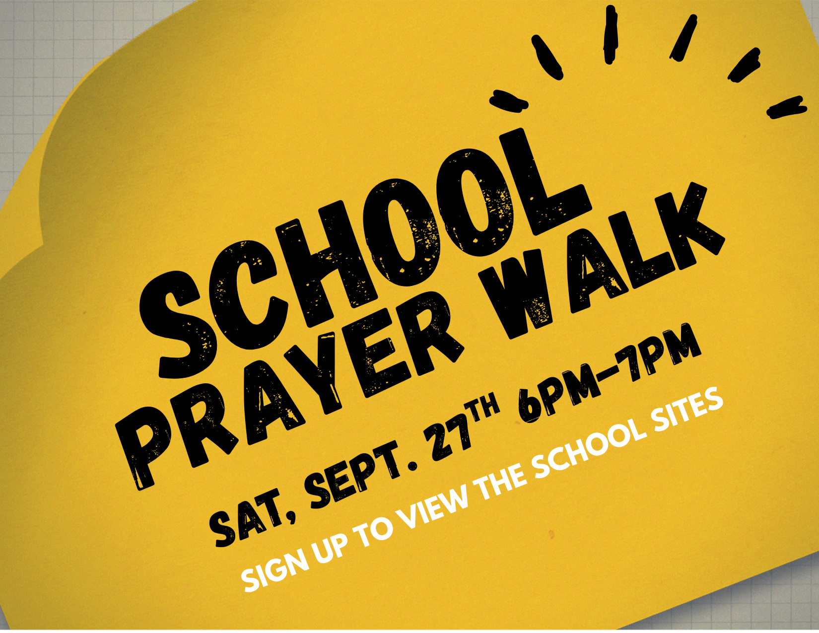 School Prayer Walk