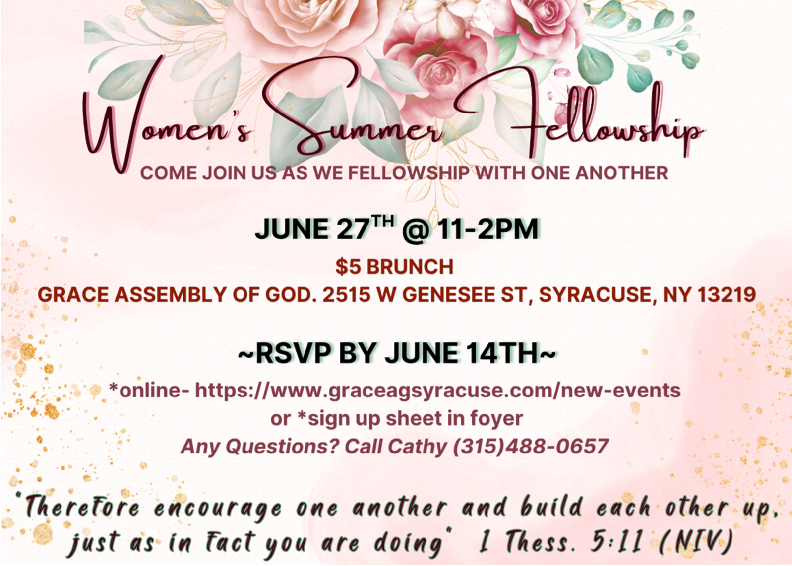 Women's Summer Fellowship