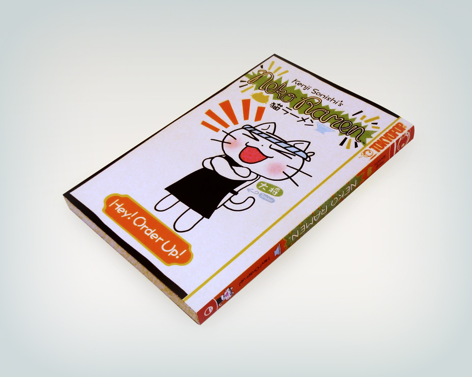 IP and book cover design for Neko Ramen