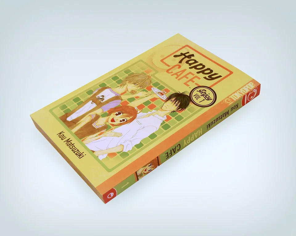 IP and book cover design for Happy Cafe series