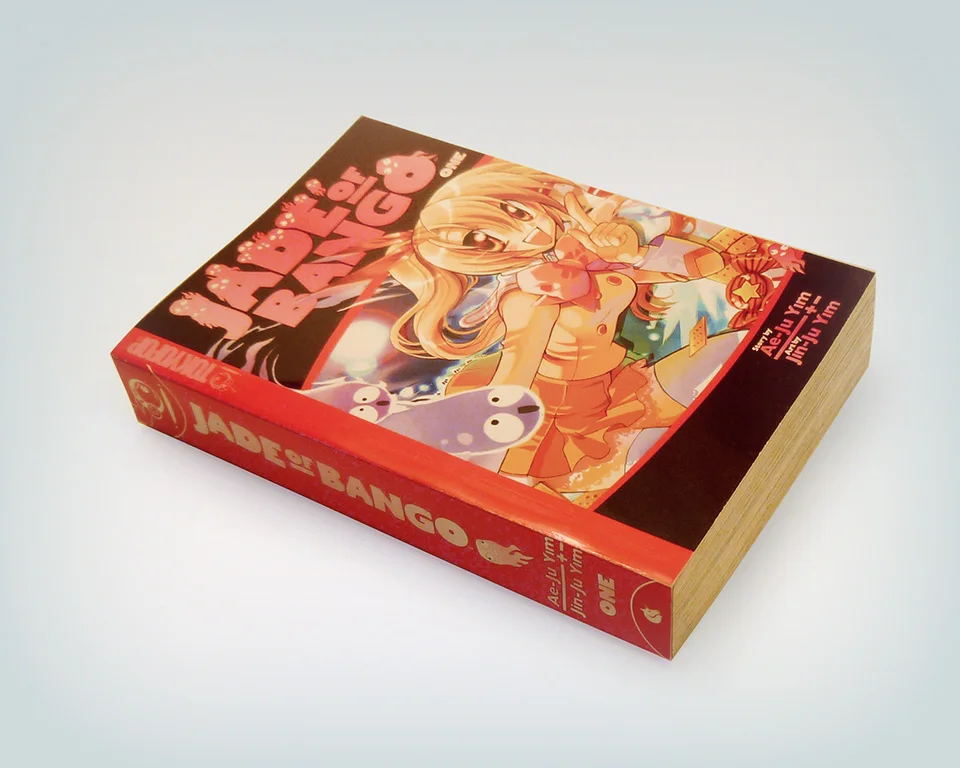 IP and book cover design for Jade of Bango