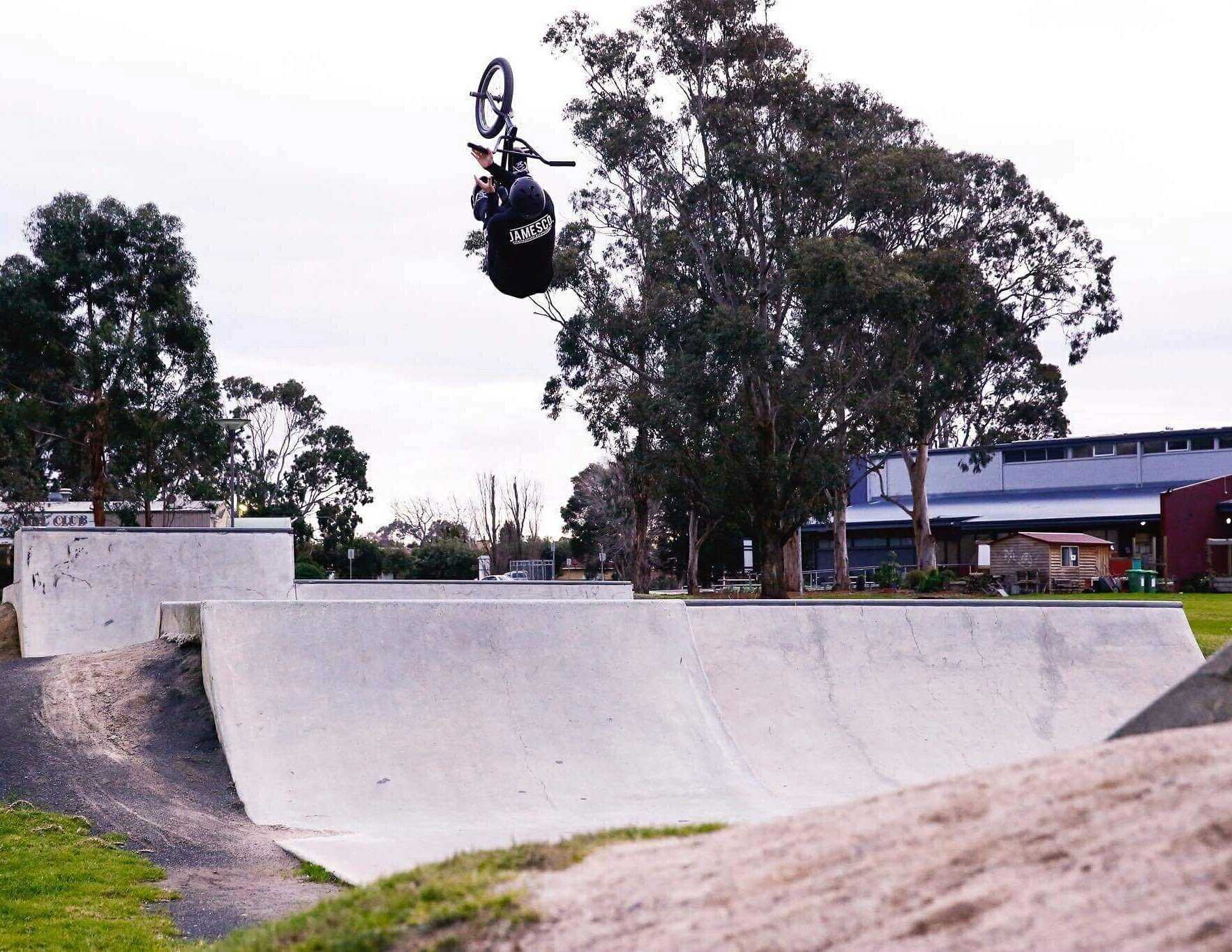 Chris Nicol, doing what he does best in Melbourne.