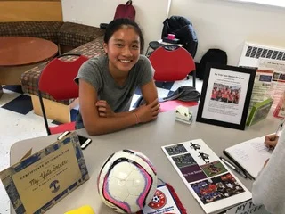 Teen Lady Footballer and MYS Grant Recipient, Jamie Lau