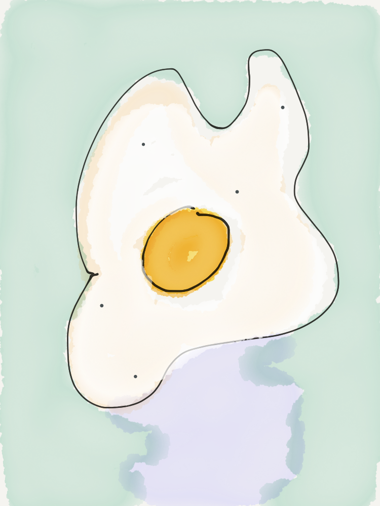 morning after ghost // digital illustration