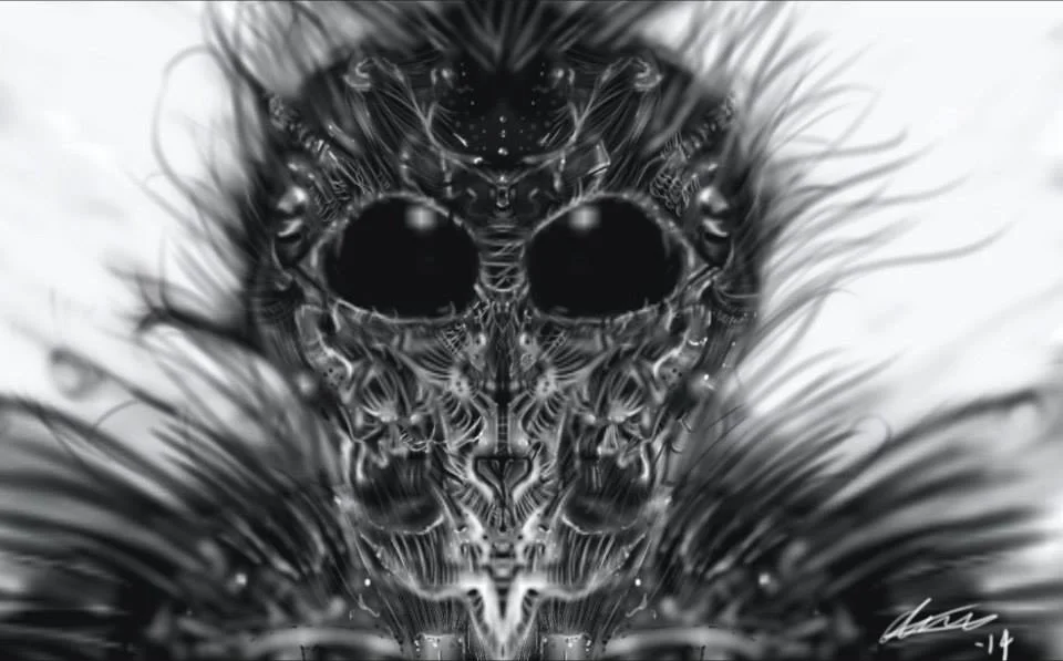 I dreamt of flies and spools of syrupy string