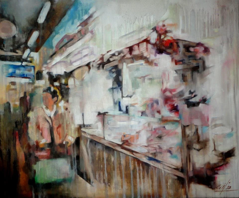 "Spanish Market I"  Oil on Canvas 60X50cm 2012 - SOLD