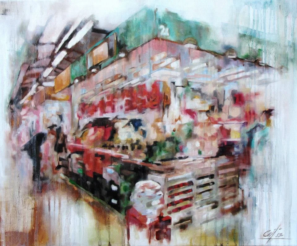 "Spanish Market II"  Oil on Canvas 60X50cm 2012 - SOLD