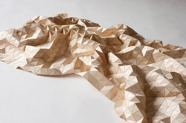 Eliza Strozyk,  Wooden textile  
