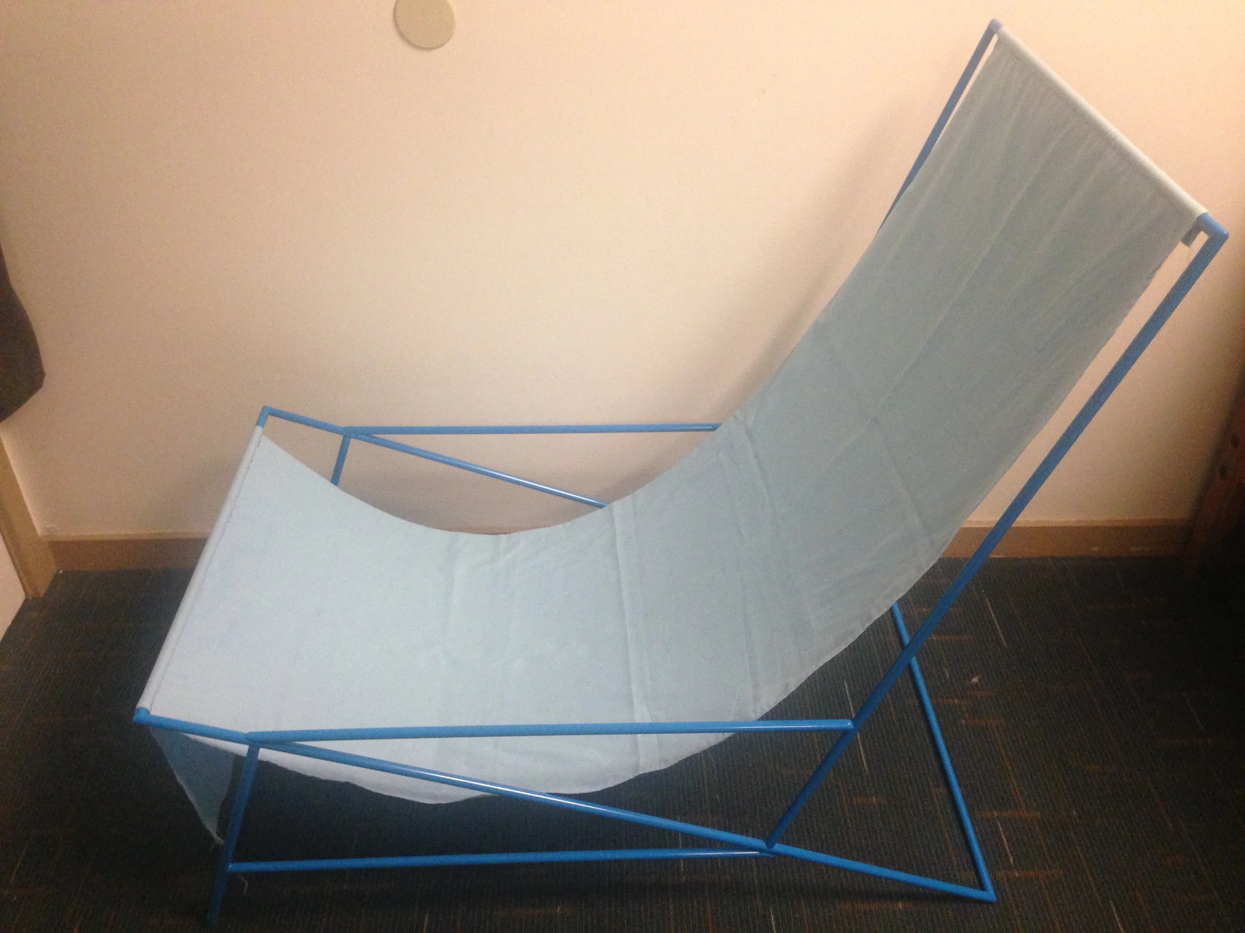  I prototyped four different lengths of fabric to determine which was the most comfortable. 