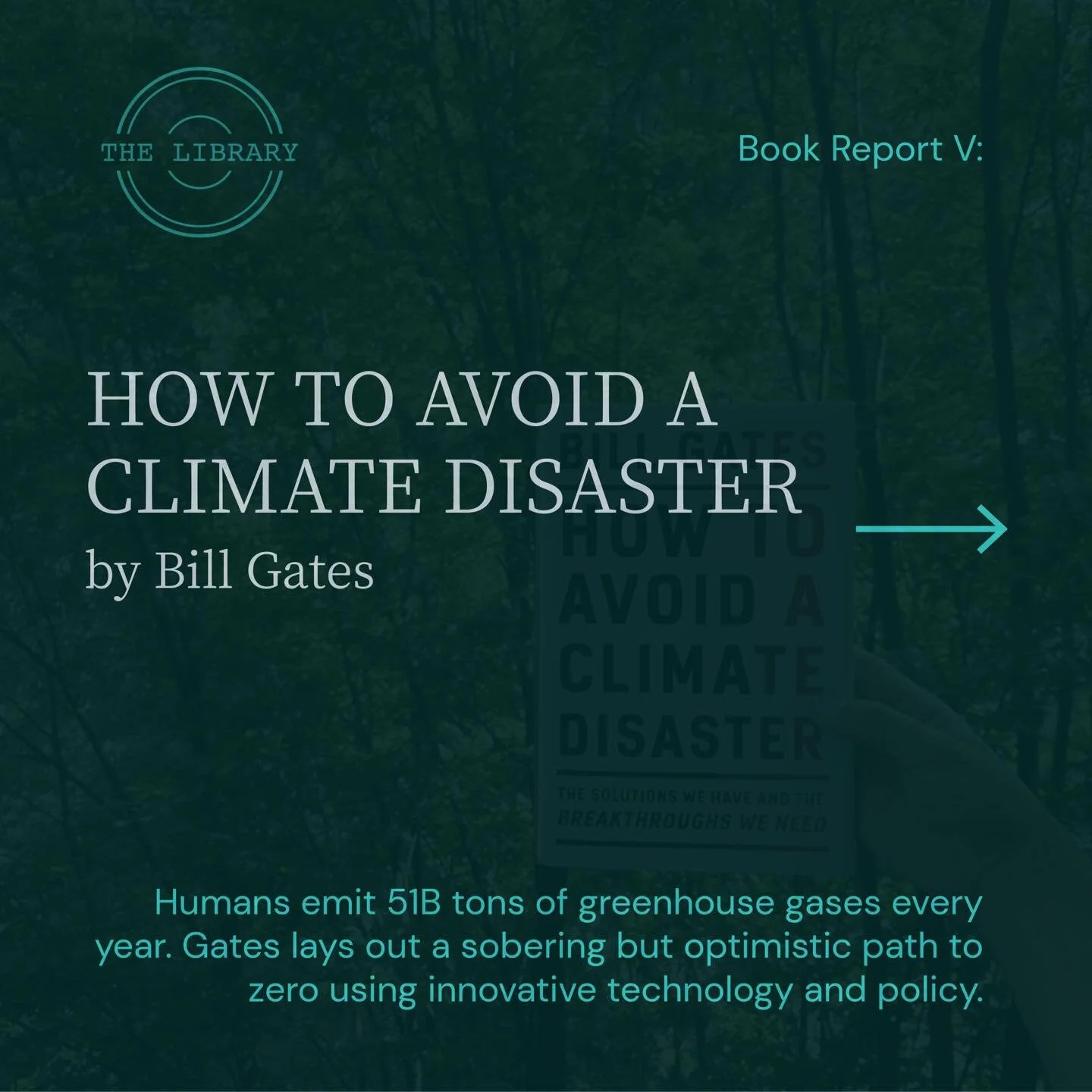 In our Book Report series, we'd like to introduce ourselves via our bookshelf and share the books that most shape our diplomacy.

Our fifth book is #HowToAvoidAClimateDisaster by @thisisbillgates