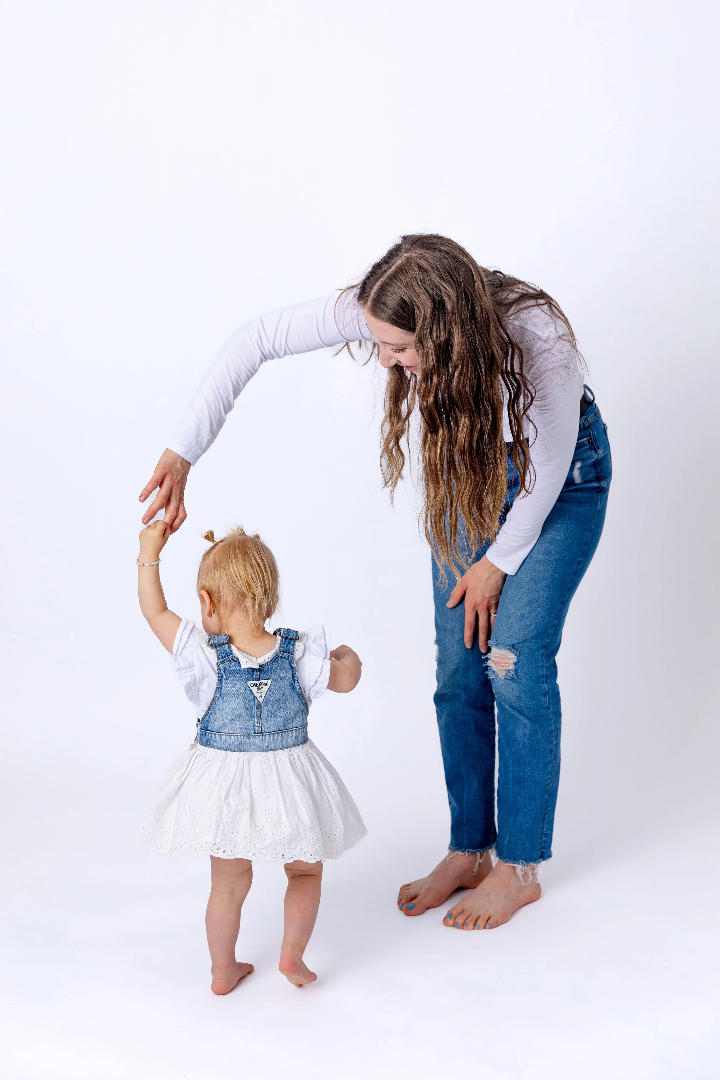 Mommy & Me Mini session simple backdrop