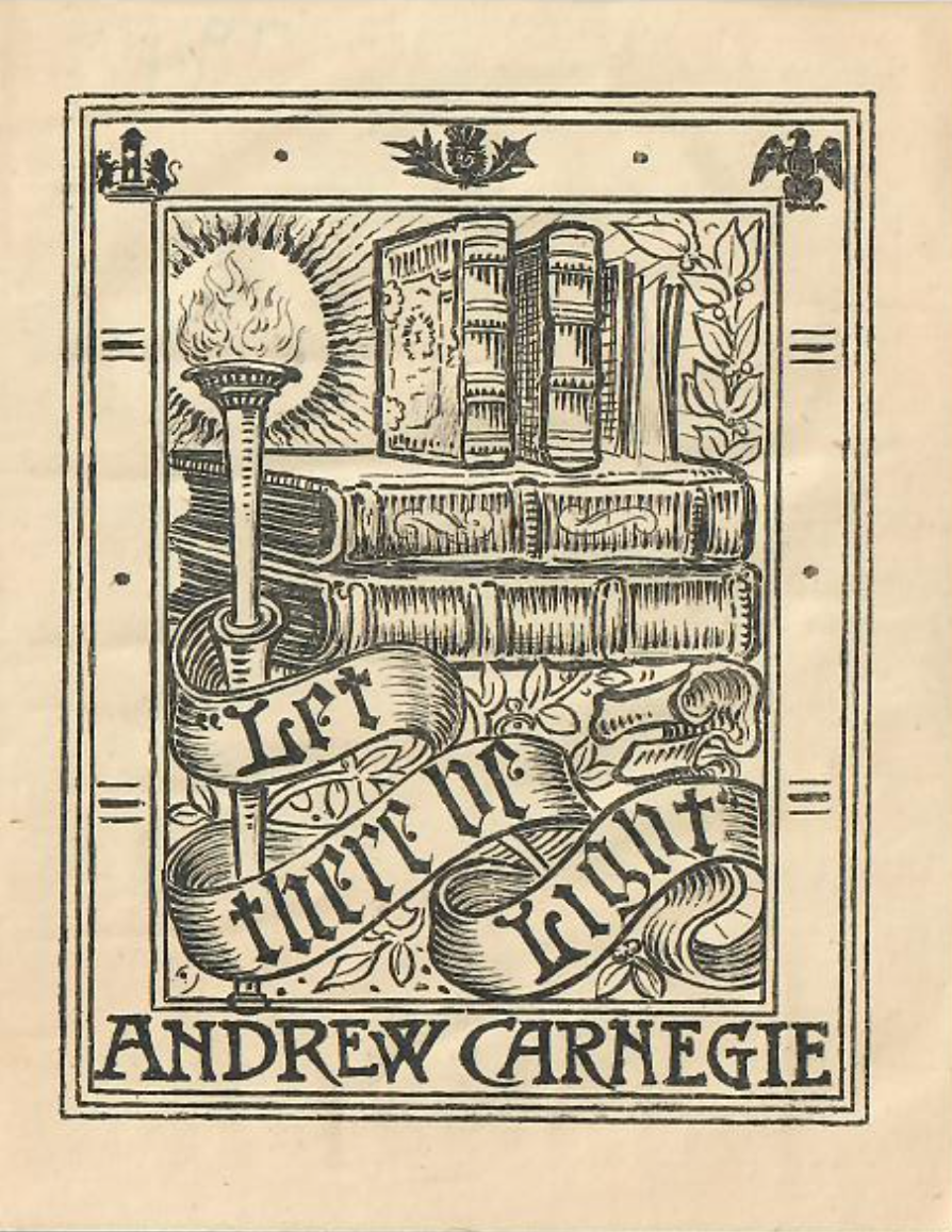 Carnegie Ex Libris Book Week Scotland The Andrew Carnegie Birthplace Museum