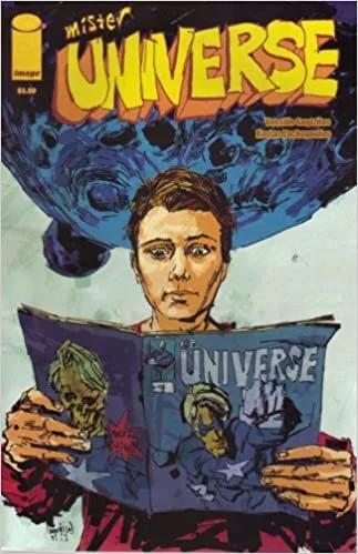  Everybody needs Mr. Universe - the superhero whose adventures ring throughout the cosmos! Day and night, he watches over the city, offering help to the helpless! Without the luxury of a secret identity, unable to remain invisible among the crowds, h