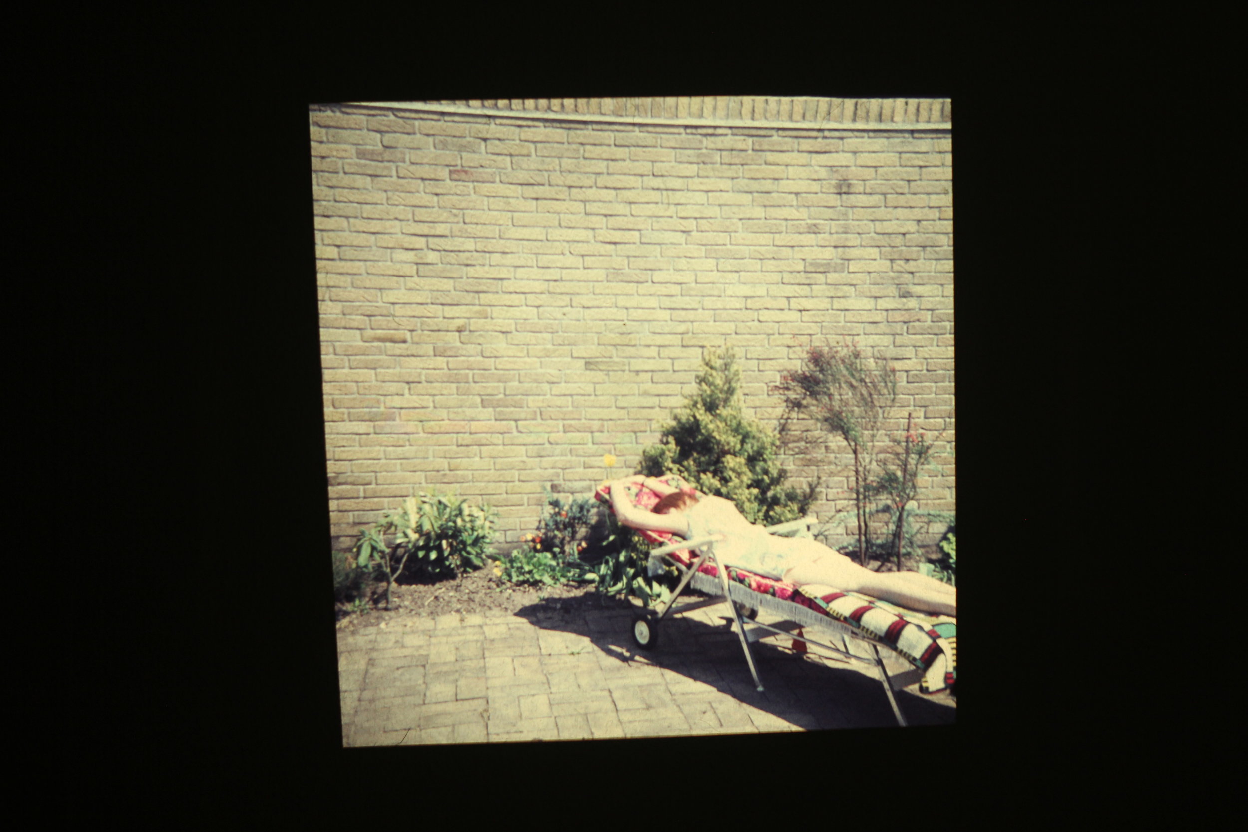 mother lying down, projection from performance piece, 2015