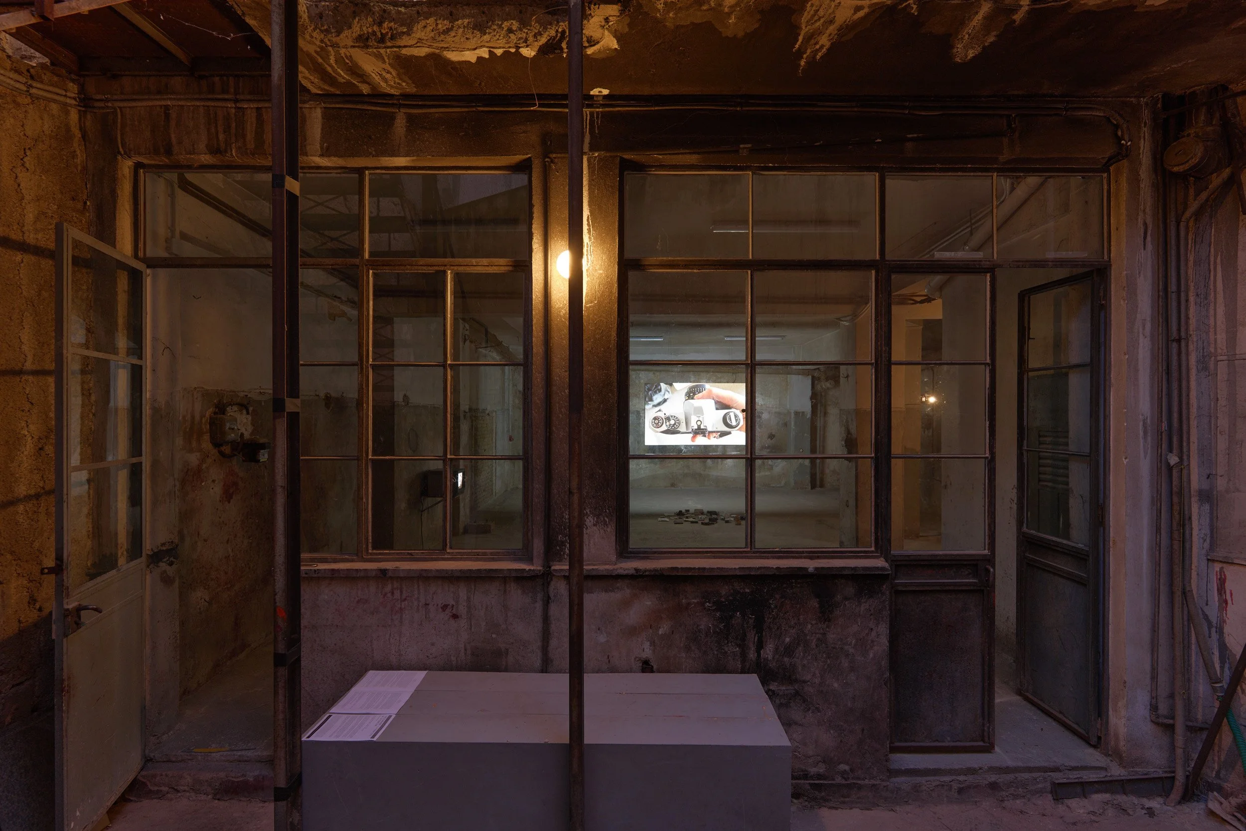   (Re)turning / A Practice of Attention , Closing Soon × Tzamia Krystalla, Athens, 2026. Curated by Orestis Mavroudis. Photo: Nikos Katsaros. 