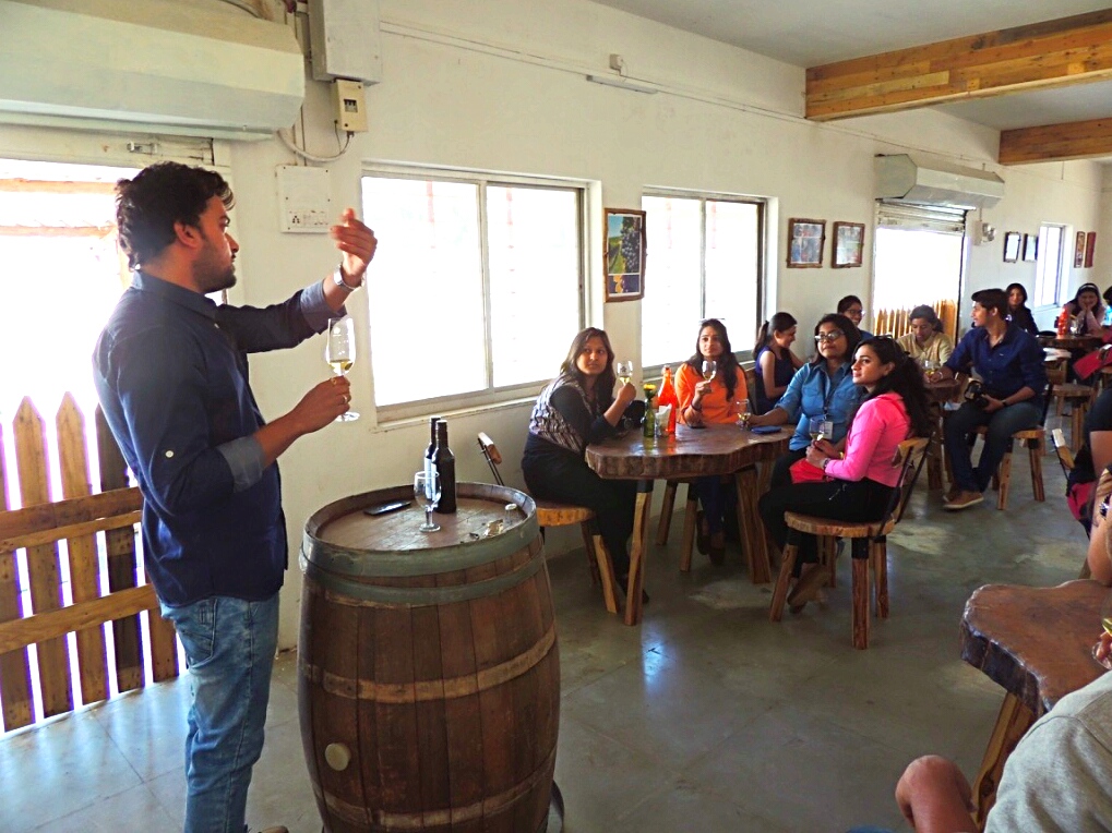 Nashik wine tour | Wine information center at vinchur wine park