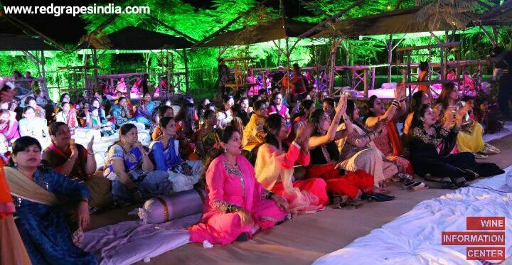 Mehendi program held at Wine information center by Red Grapes at wine park, vinchur, Nashik.