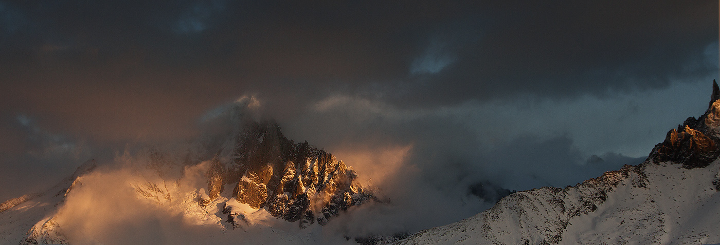 View from Brevent, Mont Blanc, Chamonix, France