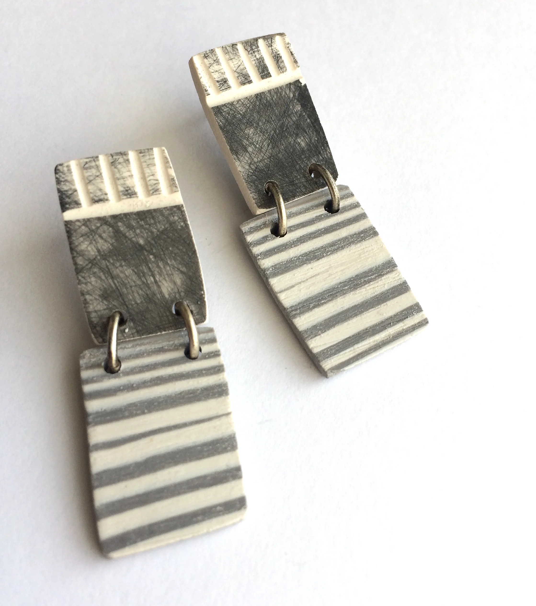 striped-grey-recycled-earring.JPG