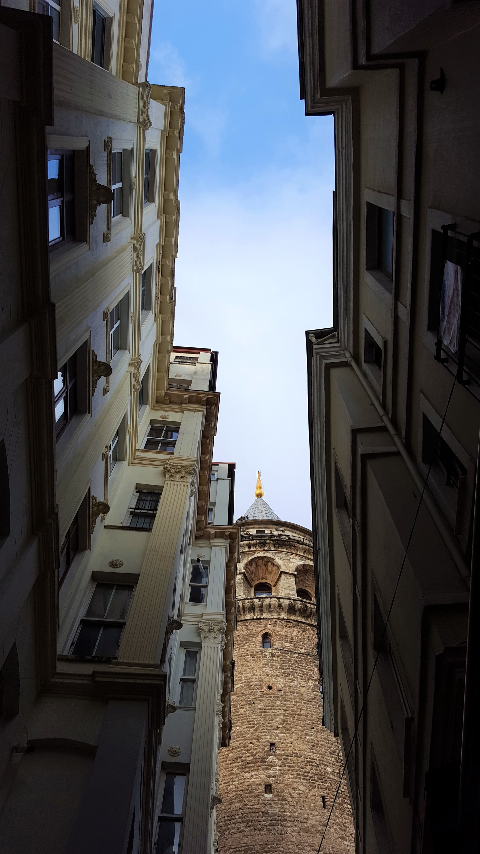Galata Tower in Istanbul, Turkey - 2017