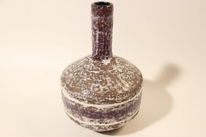INGRID ATTERBERG FOR UPSALA EKEBY / AHLEN&HOLM CHAMOTTE CLAY, SWEDISH 1950'S 19CM X 12.5CM 